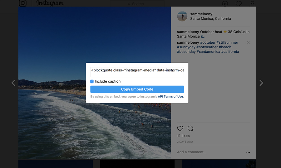 Republish Instagram to Facebook