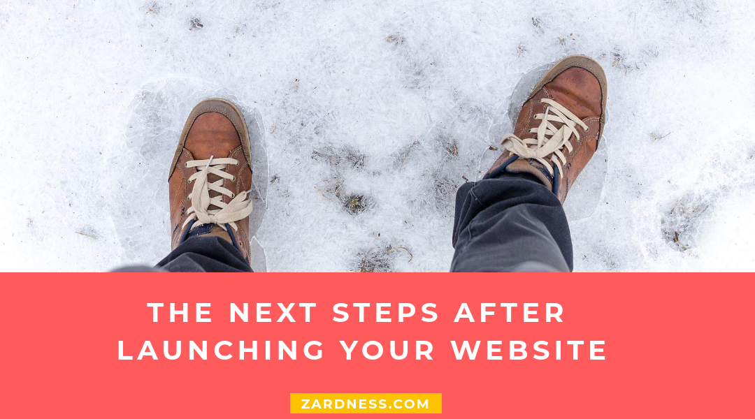 the next steps after launching your website